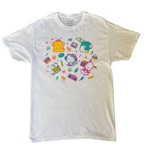 NWOT Hello Kitty Sanrio Loot Crate Graphic Tee in White size Adult M